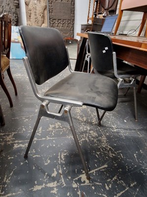 Lot 1016 - A set of six castelli retro mid century side...
