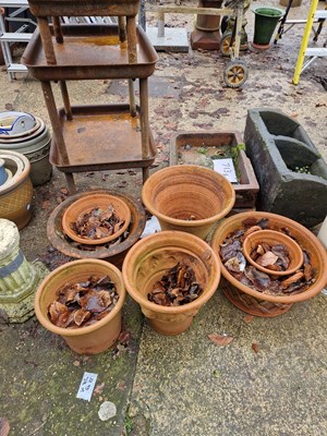 Lot 745a - A selection of unglazed Wichford terracotta...