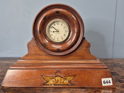 Lot 644 - Aviation interest- A mantle or desk clock...