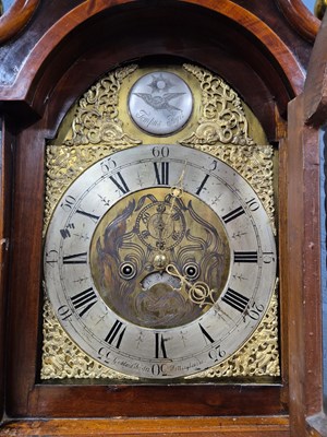 Lot 669 - A 19th C. mahogany long-case clock by Goddard...