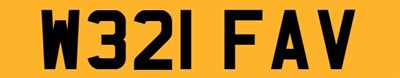 Lot 675 - "W321FAV"- TRANSFERABLE REGISTRATION -ON...