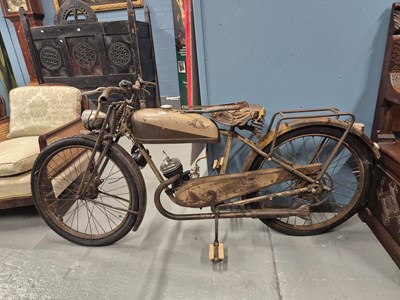 Lot 678 - Motorcycle.- A French ( probably Motobecane)...
