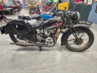 Lot 680 - Motorcycle.- c1934 Excelsior Villiers 249 cc...