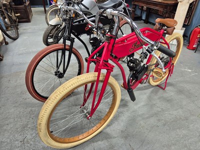 Lot 684 - Motorcycle- A Pair of modern, 1930's Board...