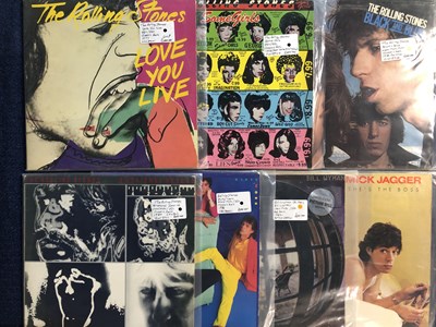 Lot 133 - The Rolling Stones - 7 LP Records: Love You...