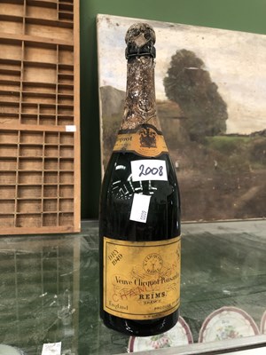 Lot 2008 - A 1949 labelled bottle of Veuve Clicquot...
