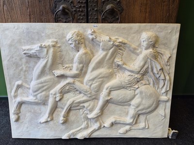 Lot 2054 - A museum production white plaster section of...