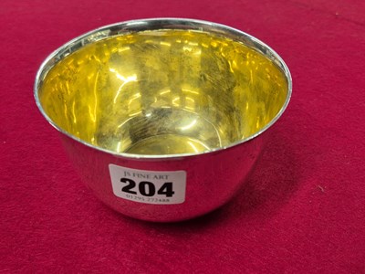 Lot 204 - A Vintage Russian silver and gilt-lined basin...
