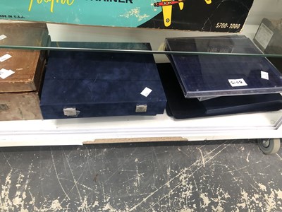 Lot 2108 - Westminster Collection coin boxes and trays...