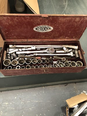 Lot 2116 - A Britool metal boxed socket spanner set