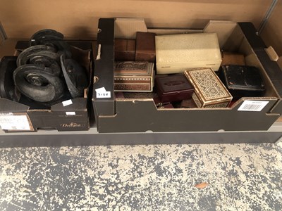 Lot 2138 - A collection of miscellaneous boxes and cases...