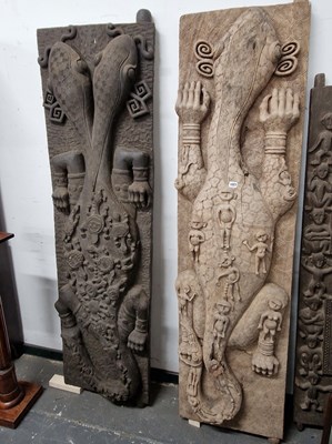 Lot 1023 - Two large impressive, Timorian (Indonesia)...