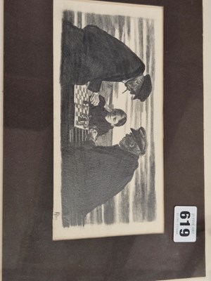 Lot 619 - "K.B." Dutch? 20th century. "The chess men." ...
