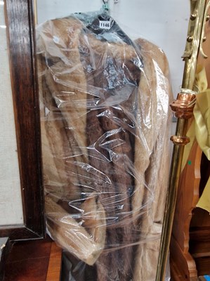Lot 1146 - A fur jacket and two mink fur shoulder capes.