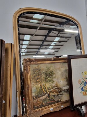 Lot 1150 - A Large Victorian gilt framed overmantle...