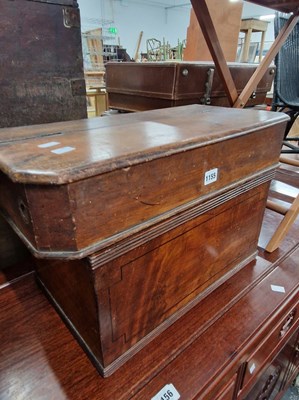 Lot 1155 - Two antique boxes.