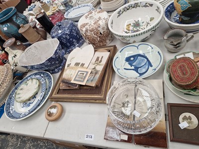 Lot 2158 - Various art potteries, glassware etc.