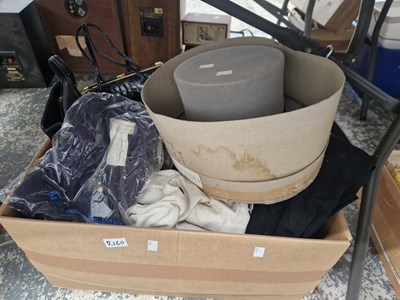 Lot 2160 - Vintage military uniforms, other clothing etc.