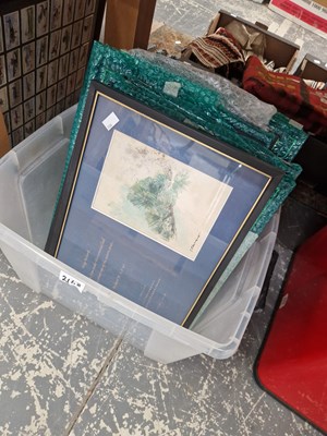 Lot 2168 - A group of nine Chinese watercolours in...
