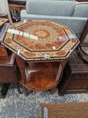 Lot 1260 - Two decorative occasional tables.