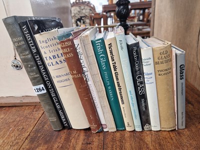 Lot 1264 - books. Antique glass related reference works.