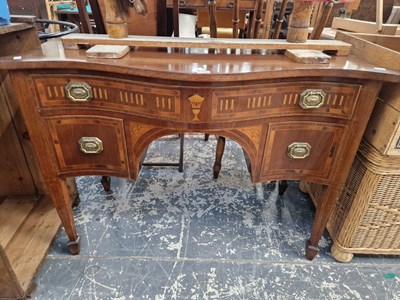 Lot 1286 - A 19th-century mahogany dressing table of...