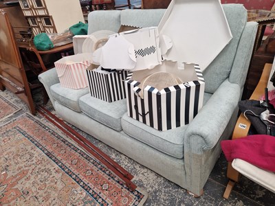 Lot 1298 - A modern 2/3 seat sofa.