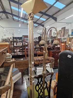 Lot 1314 - Two retro standard lamps.
