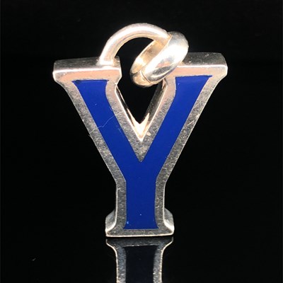 Lot 138 - Gucci. A heavy silver hallmarked and blue...