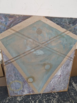 Lot 1328 - Patrick Rayntens. oil on canvas. abstract.