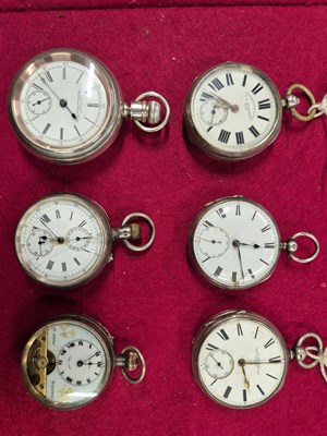Lot 230 - An antique Waltham watch company coin silver...