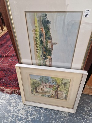 Lot 1376 - Two watercolours by Hermione Hammond.