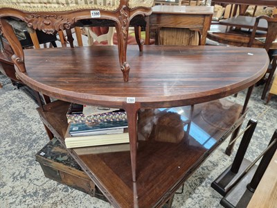Lot 1391 - A Danish silkeborg mid century retro demi lune...