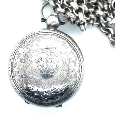 Lot 158 - An antique silver pendant dated 1901 Chester,...