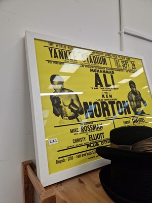 Lot 2182 - A vintage-style boxing-related poster.