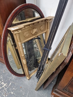 Lot 2186 - Four Various antique wall mirrors.