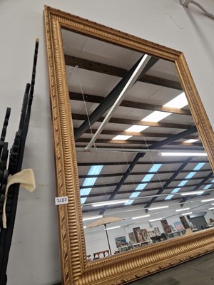 Lot 2187 - A large gilt framed wall mirror.