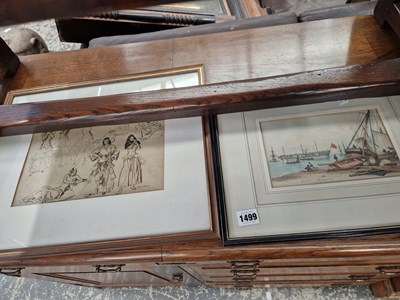 Lot 1499 - print after Russel Flint and one other.