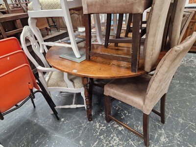 Lot 1568 - A large Bespoke oak drop leaf gateleg dining...