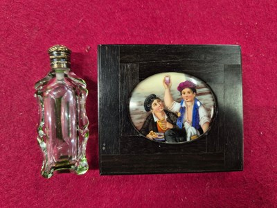 Lot 239 - A 19th-century cut and overlay glass scent...