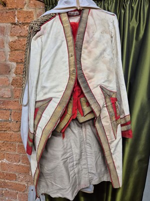 Lot 228 - Two antique White Felt Postillion uniforms...