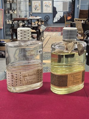 Lot 972 - Two large display-size bottles of Cristian...