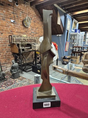 Lot 980 - An interesting 20th-century bronze sculpture ....