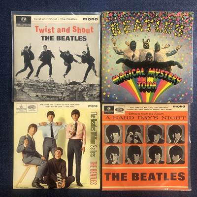 Lot 159 - The Beatles - 10 x 7" EP Records: 1st...