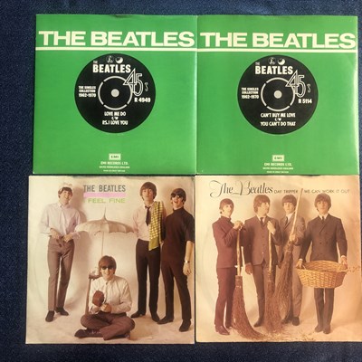 Lot 161 - The Beatles - 26 x 7" Single Records: Reissues...