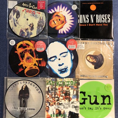 Lot 169 - 90s Rock - 9 x 7" Picture Disc/Coloured Vinyl...