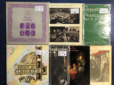 Lot 181 - Fairport Convention - 7 LP Records, 2 Signed:...