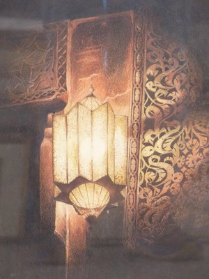 Lot 114 - Steve Empson, Britsh 1953-. Moorish lamp and...