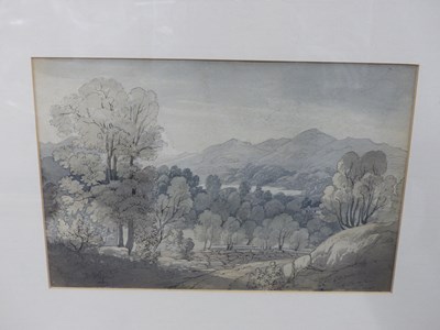 Lot 126 - English School, 19th C. Lake District sketch....