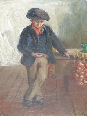 Lot 128 - Continental school, 20th C. The Greengrocer's...